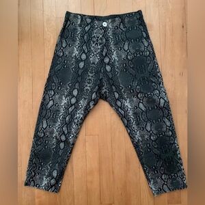 ACACIA sage python dublin cotton twill pants